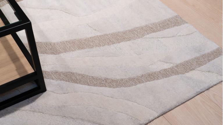 Rectangular carpet LIANES | Subtle color variations