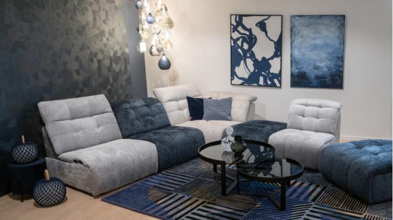 Tableau BLUEPLAY| Beautiful blue lines