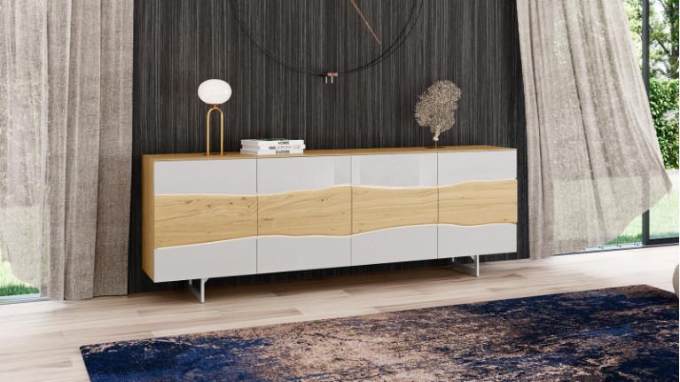 Lamp SHAPES I Shade in mouth-blown opal glass