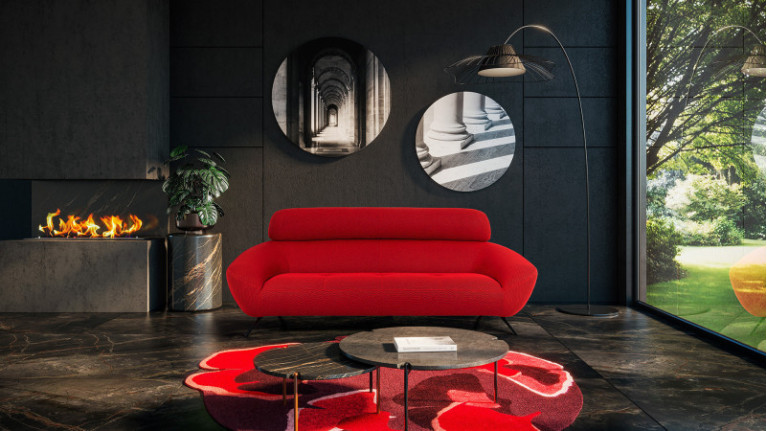 Round board ACHITECTURE 5 I High-quality UV print