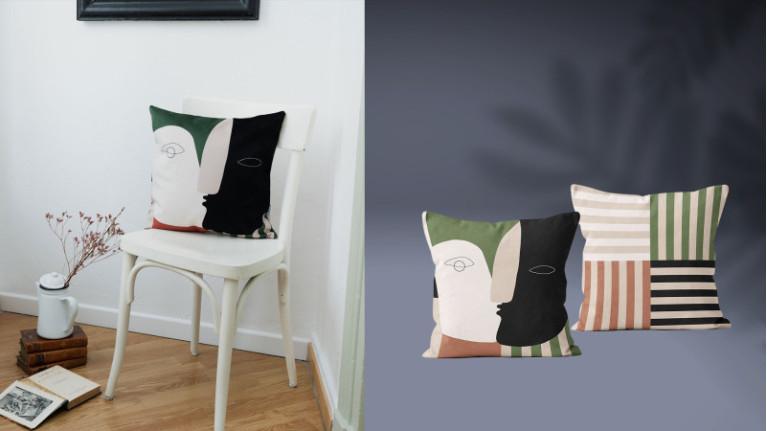 VISAGE cushion | Ultra-soft velvet