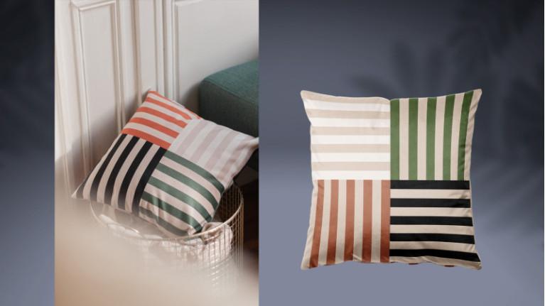 VISAGE cushion | Ultra-soft velvet