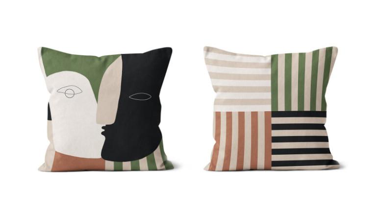 VISAGE cushion | Ultra-soft velvet