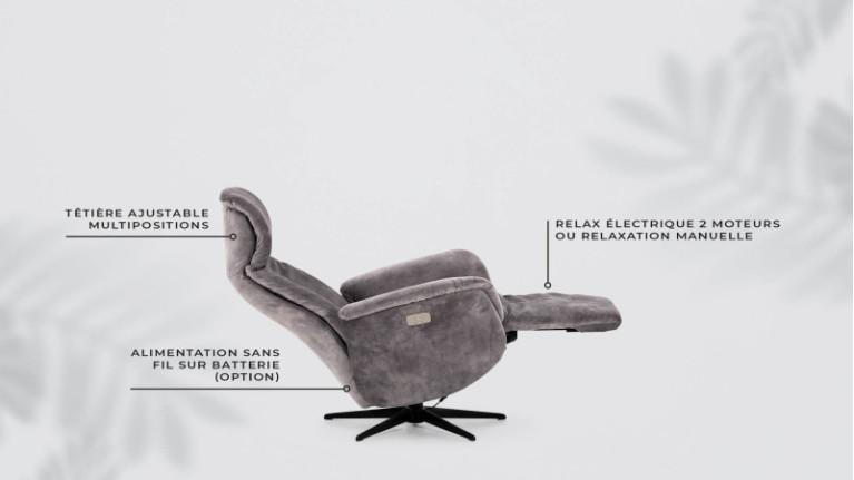 TOBIAS electric recliner - Choice of 3 sizes