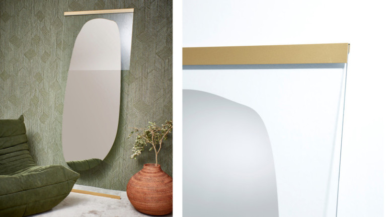 OBU I Mirror Inspired by Japanese gardens. For leaning or hanging