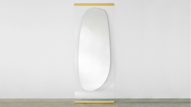 OBU I Mirror Inspired by Japanese gardens. For leaning or hanging