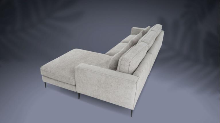 CHIANTI fabric corner sofa | Grand chic and enveloping comfort