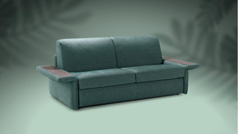 NAPPY sofa | Table inserted in armrest