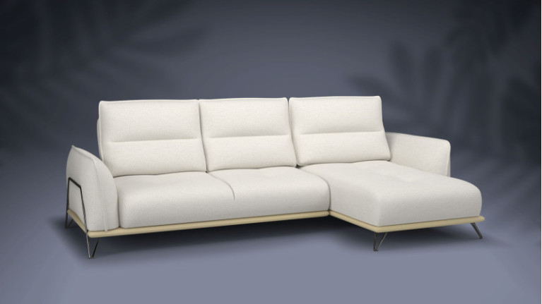 DOLCE VITA corner sofa | With the softness of Italian houndstooth fabric