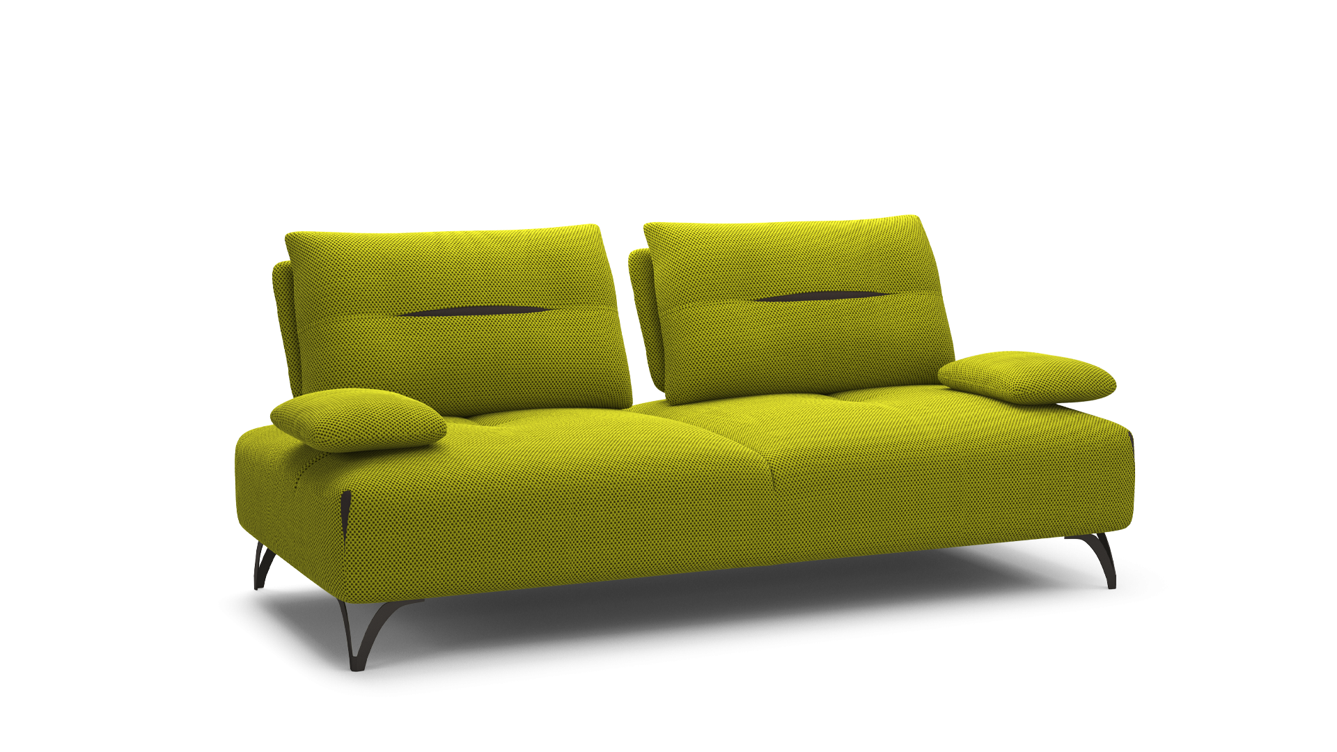 Canapé GALAXY en tissu vert 3D
