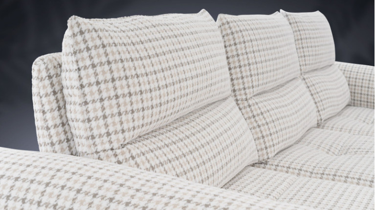 DOLCE VITA fabric corner sofa | Softness of Italian fabric