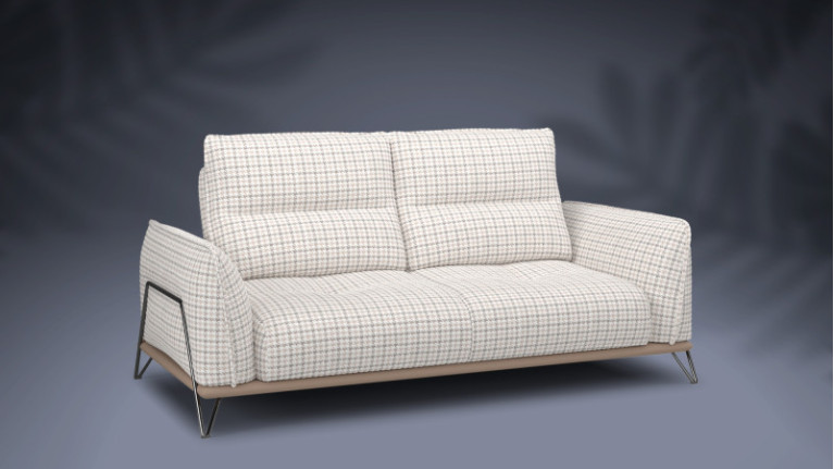 DOLCE VITA fabric corner sofa | Softness of Italian fabric