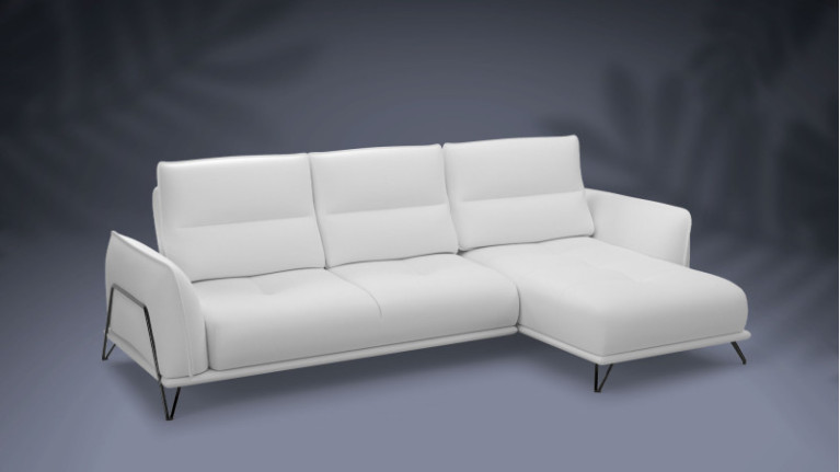 DOLCE VITA fabric corner sofa | Softness of Italian fabric