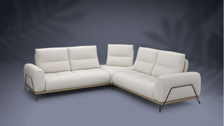 Leather corner sofa DOLCE VITA | Comfort & design