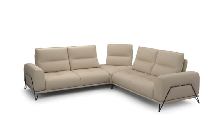 Leather corner sofa DOLCE VITA