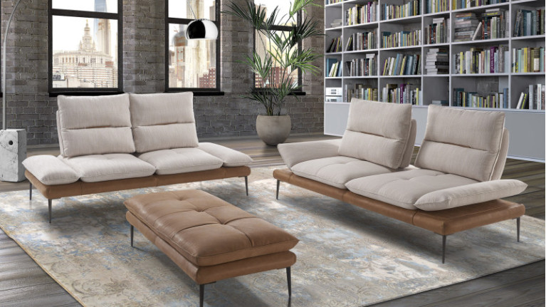VALENTINO leather sofa | The refinement of Italian design