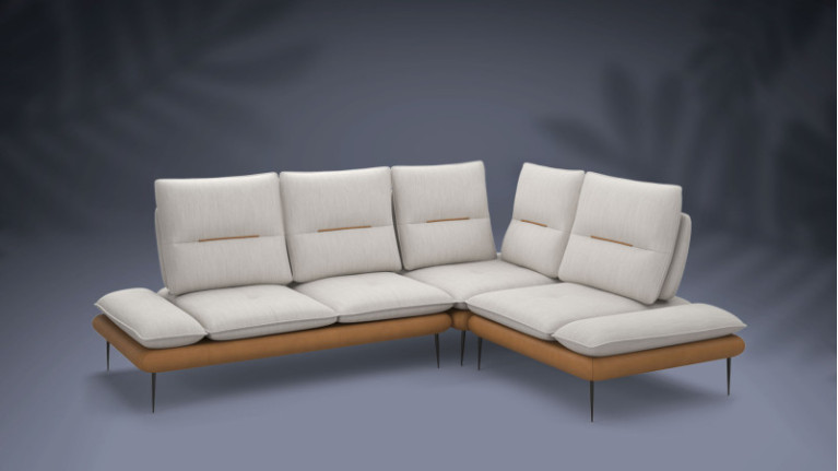 VALENTINO leather sofa | The refinement of Italian design