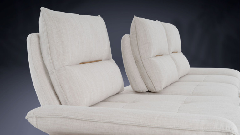 VALENTINO leather corner sofa | The refinement of Italian design