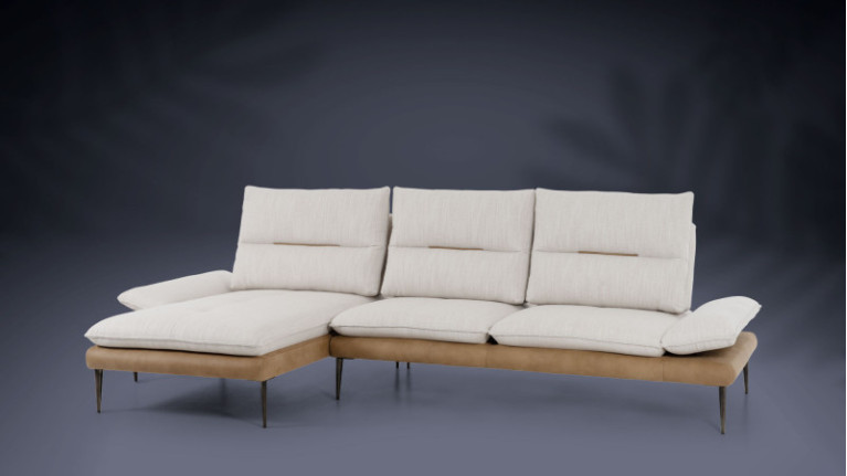 VALENTINO leather sofa | The refinement of Italian design