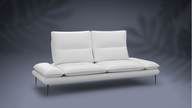 VALENTINO leather corner sofa | The refinement of Italian design