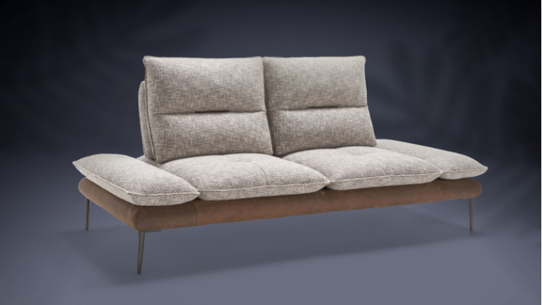 VALENTINO leather corner sofa | The refinement of Italian design