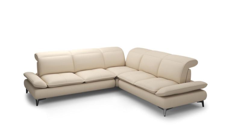 MILANO leather corner sofa