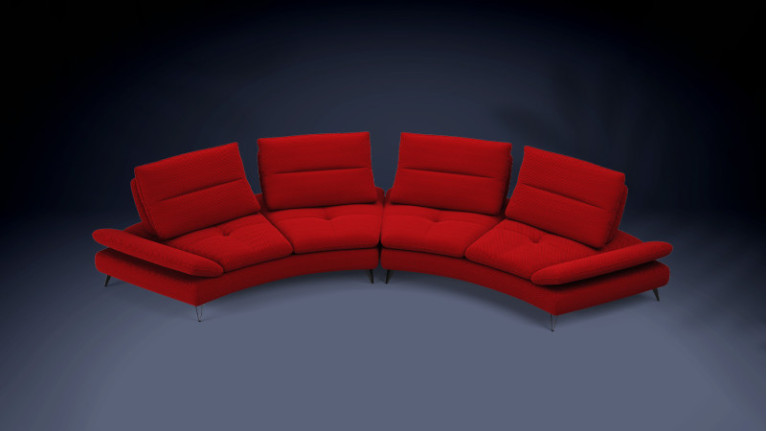 6-seater sofa ARCHI | Bold design and XXL format
