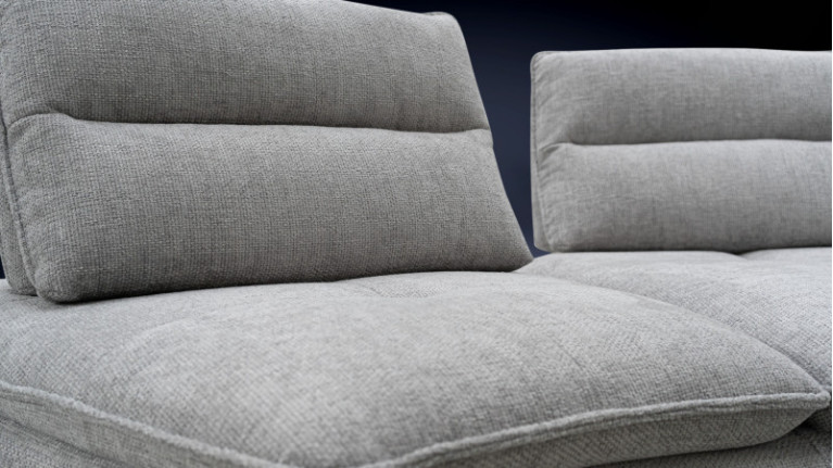 ARCHI 4-seater leather sofa | Elegant rounded design