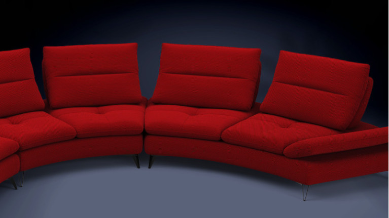 6-seater sofa ARCHI | Bold design and XXL format
