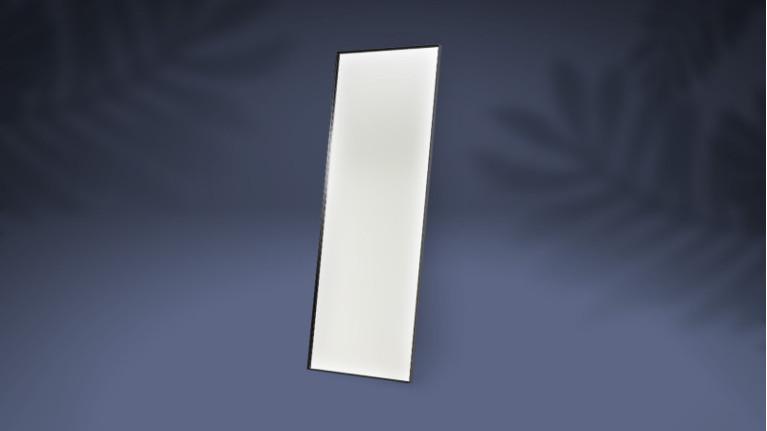 MARS black rectangular mirror | To admire yourself from head to toe