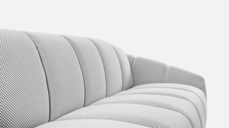 Sofa-bed TEDDY | Welcoming curves and generous dimensions
