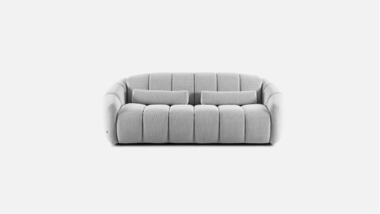 Canapé 2 places tissu TEDDY | Un véritable nuage de douceur