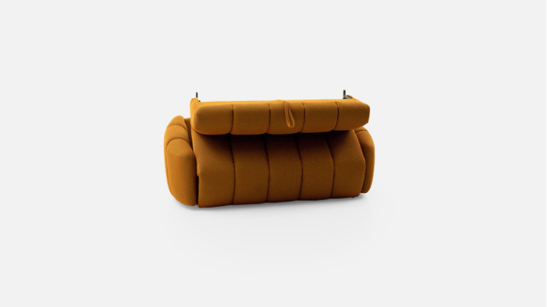 2-seater fabric sofa TEDDY | A cloud of softness