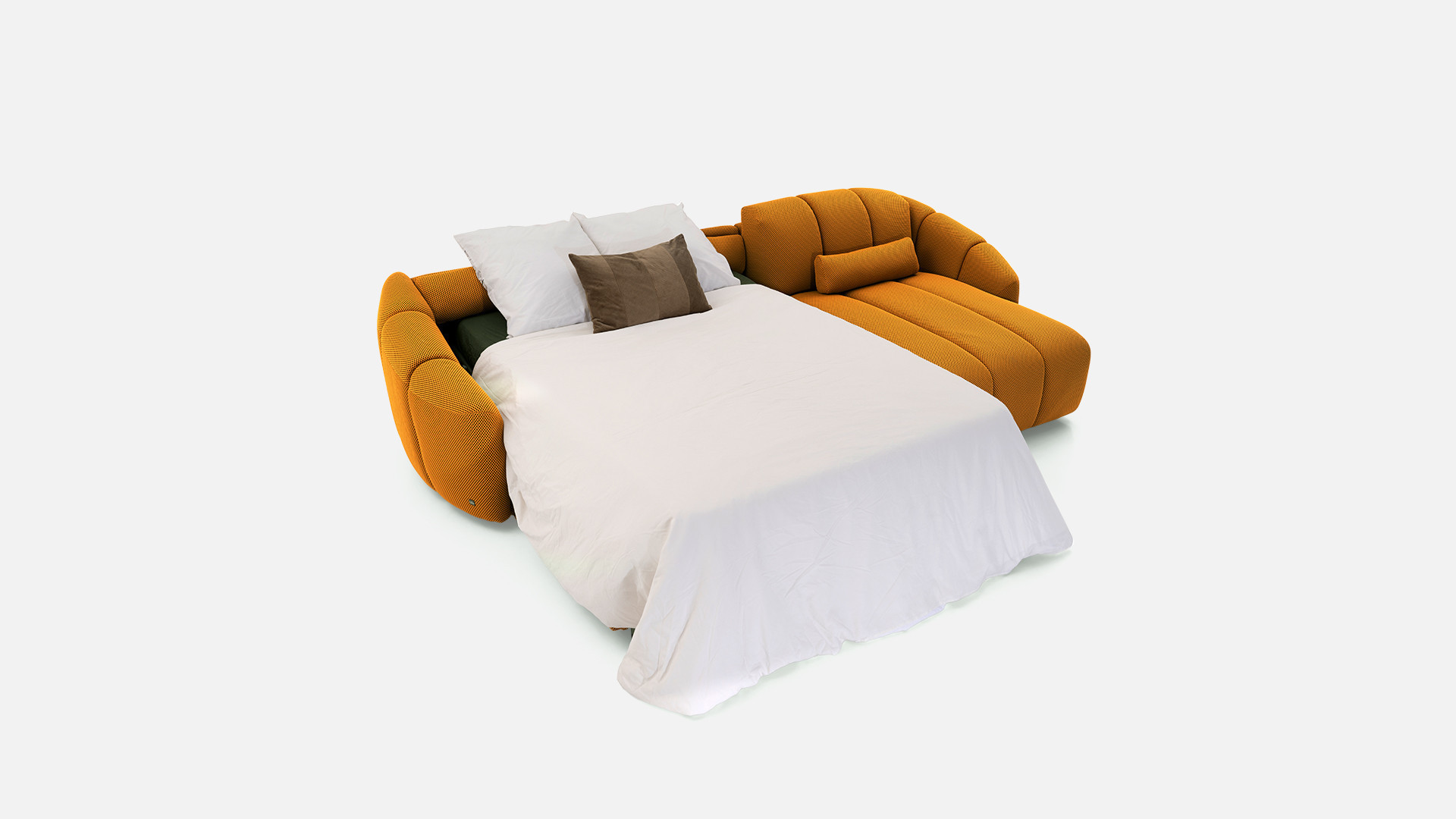 3D fabric corner sofa bed TEDDY