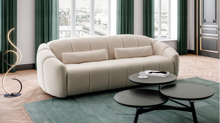 TEDDY convertible sofa bed | A rounded design