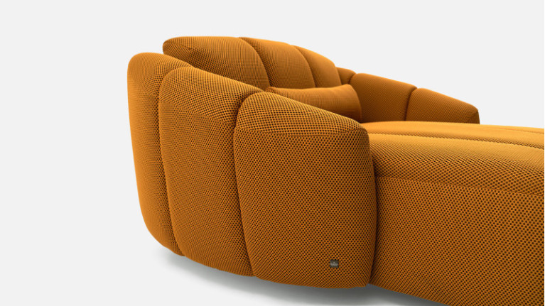 TEDDY convertible sofa bed | A rounded design