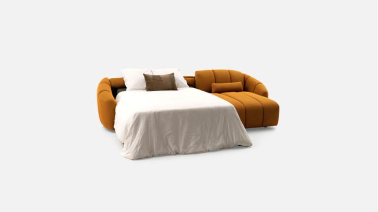 TEDDY convertible sofa bed | A rounded design