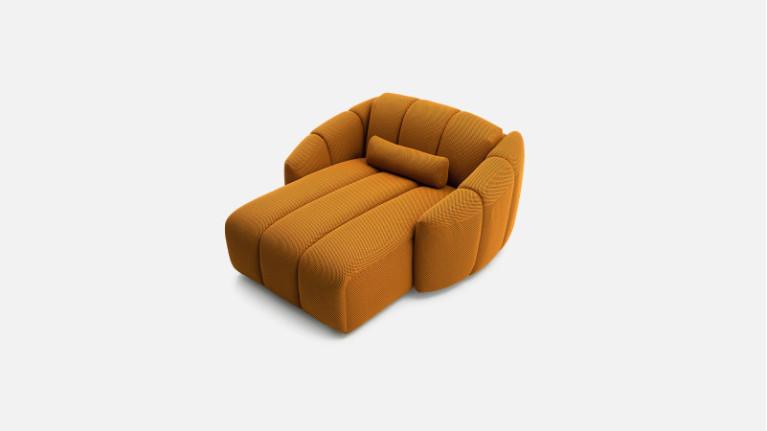 TEDDY convertible sofa bed | A rounded design