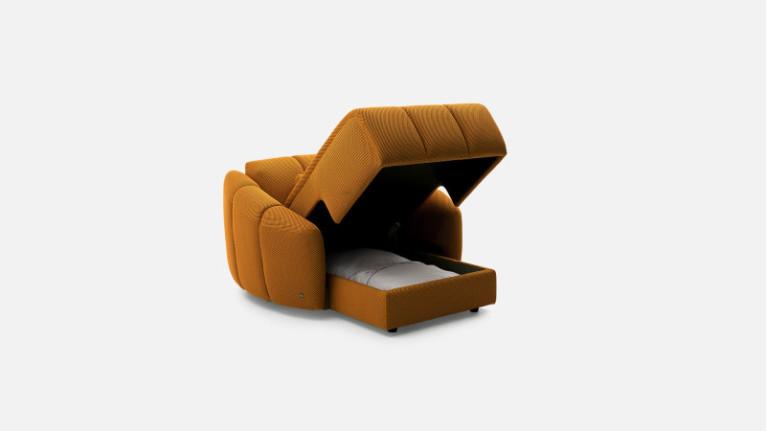 TEDDY convertible sofa bed | A rounded design