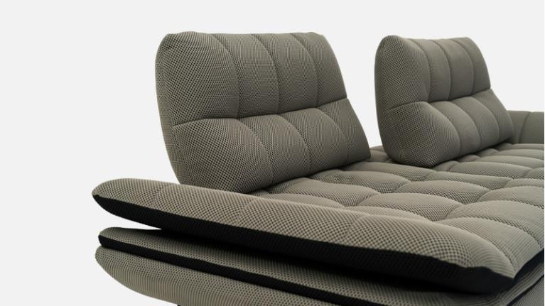 3-seater sofa WAFFLE | Wrap-around comfort