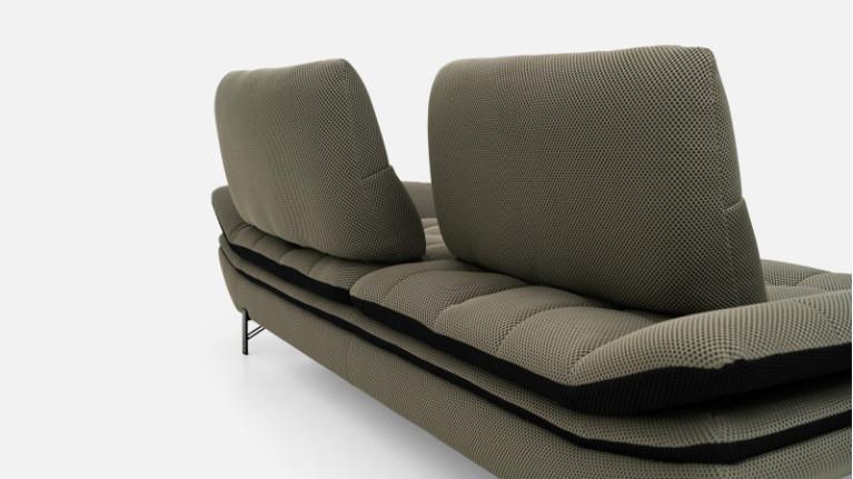 3-seater sofa WAFFLE | Wrap-around comfort