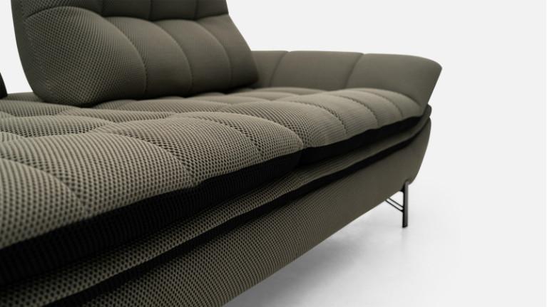 3-seater sofa WAFFLE | Wrap-around comfort