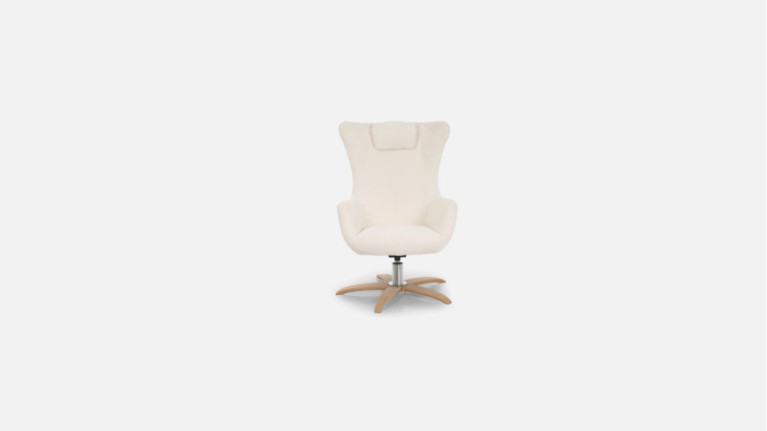 DEXTER fabric swivel armchair | Comfort and elegance