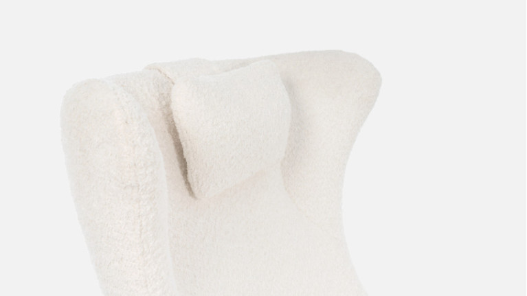 DEXTER fabric swivel armchair | Comfort and elegance