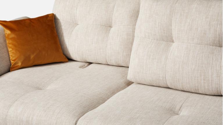 Straight sofa, soft seat, adjustable seat, LEVEL