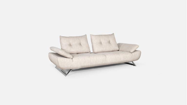 Straight sofa, soft seat, adjustable seat, LEVEL