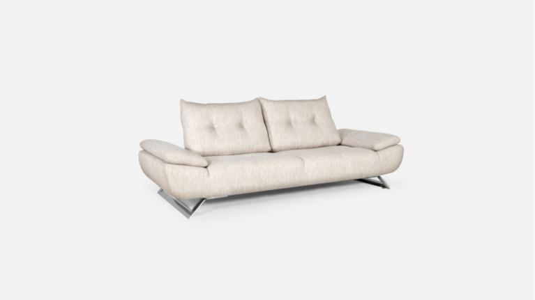 Straight sofa, soft seat, adjustable seat, LEVEL