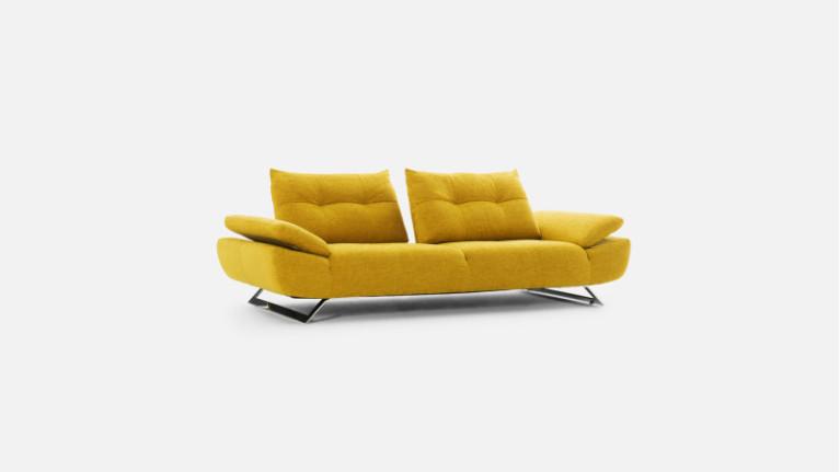 Straight sofa, soft seat, adjustable seat, LEVEL