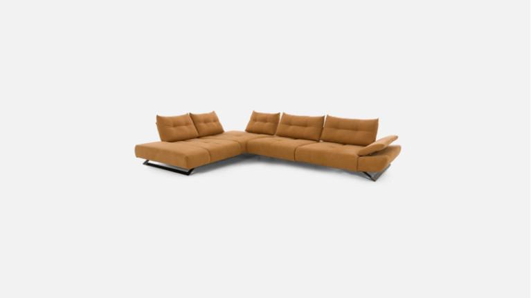 Straight sofa, soft seat, adjustable seat, LEVEL