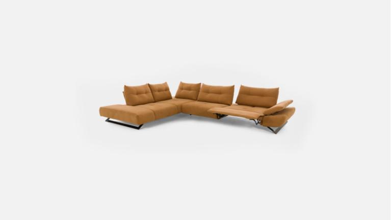 Straight sofa, soft seat, adjustable seat, LEVEL